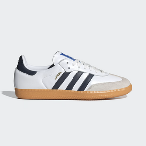 adidas Samba OG White Burgundy White Indigo IF3814 Unisex (LEFTFOOT)