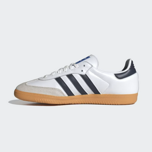 adidas Samba OG White Burgundy White Indigo IF3814 Unisex (LEFTFOOT)