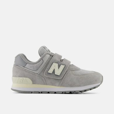 NEW BALANCE PV574GBG Hook & Loop Velcro Concrete Angora Kids (LF)