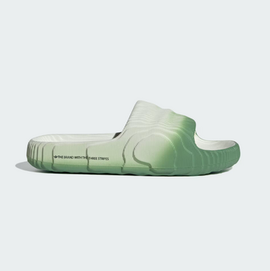 adidas - Adilette 22 Slides - Ivory/Green - Unisex [IF3674]