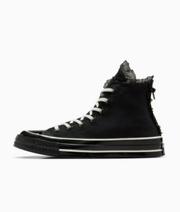 CONVERSE 70 Hi Black Ruffles & Bows A10026C Unisex (LF)