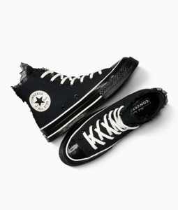 CONVERSE 70 Hi Black Ruffles & Bows A10026C Unisex (LF)