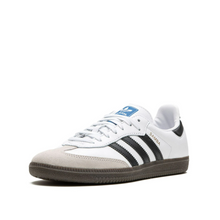 Load image into Gallery viewer, adidas Samba OG J Junior IE3675 White Black Gum Kids (LF)