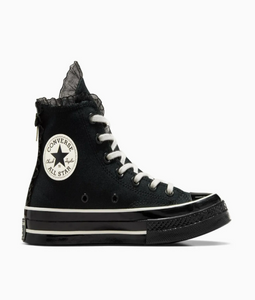 CONVERSE 70 Hi Black Ruffles & Bows A10026C Unisex (LF)