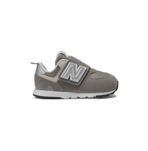 Load image into Gallery viewer, NEW BALANCE - 574 Hook &amp; Loop - Rain Cloud/Silver Metallic - Kids [NW574GR]