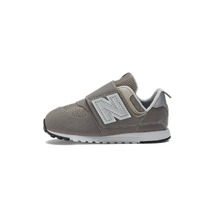 Load image into Gallery viewer, NEW BALANCE - 574 Hook &amp; Loop - Rain Cloud/Silver Metallic - Kids [NW574GR]