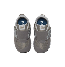 Load image into Gallery viewer, NEW BALANCE - 574 Hook &amp; Loop - Rain Cloud/Silver Metallic - Kids [NW574GR]
