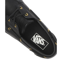 Load image into Gallery viewer, VANS - 2 Eyelet Boat Shoes - Leather Black - Unisex