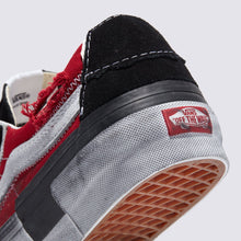 Load image into Gallery viewer, VANS SK8 Low Reconstruct Stressed Black Red Unisex (LF)
