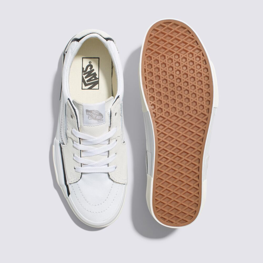 VANS Sk8 Low Reconstructed True White Unisex (LF) – leftfoot.sg