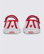 Load image into Gallery viewer, VANS Mary Jane Toddler Love Vans True White Red VN000CRYB (LF)