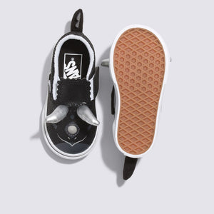 VANS Triceratops Slip On V Dino Black/True White Toddlers (LF)