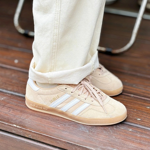 adidas - Gazelle Indoor - Magic Beige/Cloud White  - Women's [IH5482]