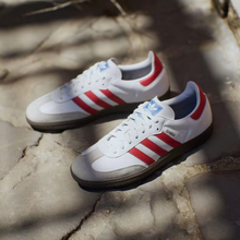 Load image into Gallery viewer, adidas - Samba OG  - White/Better Scarlet - Unisex [IG1025]
