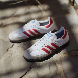 adidas - Samba OG  - White/Better Scarlet - Unisex [IG1025]
