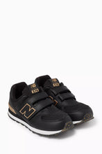 Load image into Gallery viewer, NEW BALANCE - 574 - Black/Gold - Kids [PV574GL]
