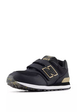 Load image into Gallery viewer, NEW BALANCE - 574 - Black/Gold - Kids [PV574GL]