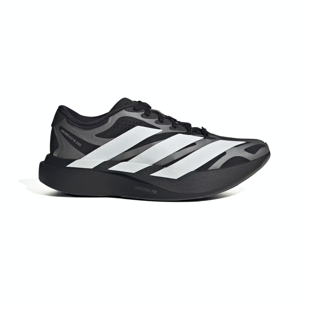  evosl 27.0 60km使用 adidas - Adizero Evo SL Exo W - Black/White/Iron Metallic