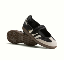 Load image into Gallery viewer, adidas - Samba Jane W - Black/White/Gold Metalic - Women's [IH9207]