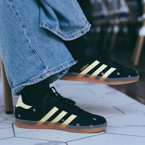 adidas - Gazelle Indoor - Core Black/Almost Yellow - Women's [IF4490]