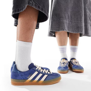adidas - Gazelle Indoor - Dark Blue/Bliss Orange - Unisex [JI0322]