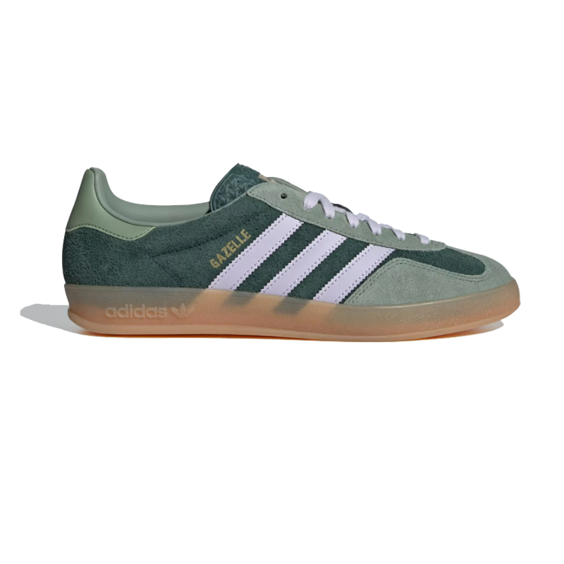 Leftfoot - adidas - Gazelle Indoor - Mineral Green/Silver Dawn