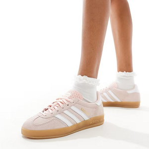 adidas - Gazelle Indoor - Sandy Pink/Cloud White - Women's [IH5484]