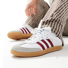 Load image into Gallery viewer, adidas - Samba OG - Cloud White/Burgundy - Unisex [IF3813]