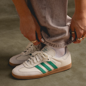 adidas - Samba OG - Off White/Court Green - Women's [JI3906]