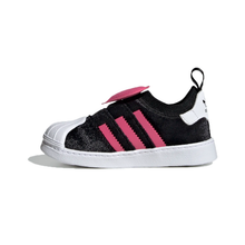 Load image into Gallery viewer, adidas - Superstar 360 2.0 Inf - Black/Pulse Magenta - Kids [HQ4122]