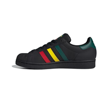 Load image into Gallery viewer, adidas - Superstar - Black Yellow/Collegiate Green - Unisex [IH3121]