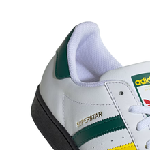 Load image into Gallery viewer, adidas - Superstar - Cloud White/Yellow/Collegiate Green - Unisex [IH3120]