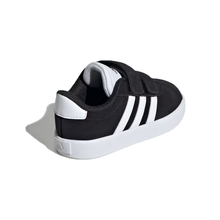 Load image into Gallery viewer, adidas - VL Court 3.0 CF - Black/White Velcro - Kids [ID9158]