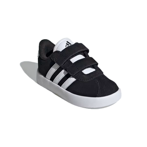 adidas - VL Court 3.0 CF - Black/White Velcro - Kids [ID9158]