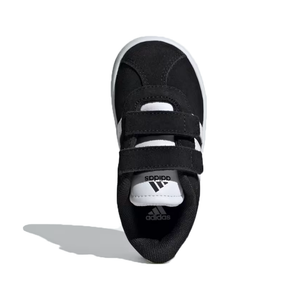 adidas - VL Court 3.0 CF - Black/White Velcro - Kids [ID9158]