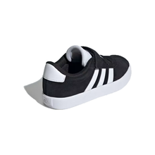 Load image into Gallery viewer, adidas - VL Court 3.0 El C - Black/White - Kids [ID9148]