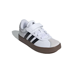 adidas - VL Court 3.0 El C - Cloud White/Black/Grey - Kids [ID9155]