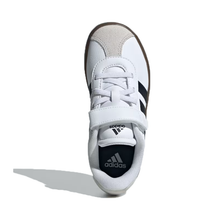 Load image into Gallery viewer, adidas - VL Court 3.0 El C - Cloud White/Black/Grey - Kids [ID9155]