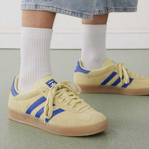 adidas - Gazelle Indoor - Powder Yellow/Royal Blue - Unisex [JH5406]