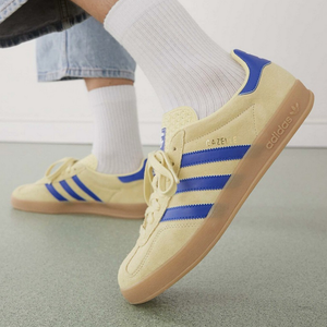adidas - Gazelle Indoor - Powder Yellow/Royal Blue - Unisex [JH5406]
