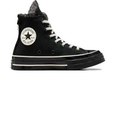 CONVERSE - Chuck 70 Hi - Ruffles & Bows - Black/Black/Egret - Unisex [A10026C]