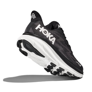 HOKA Clifton 9 Black White 1127895 BWHT Mens (LFMG)