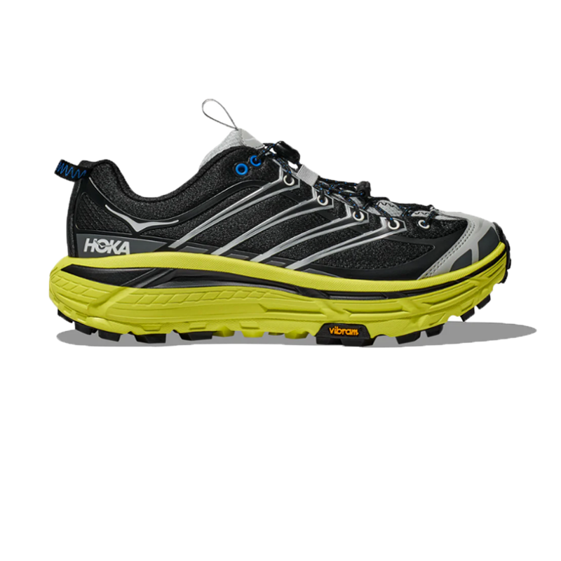 Leftfoot - HOKA - Mafate Three2 - Black/Hoka Citrus - Unisex
