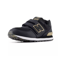 Load image into Gallery viewer, NEW BALANCE - 574 - Black/Gold - Kids [PV574GL]