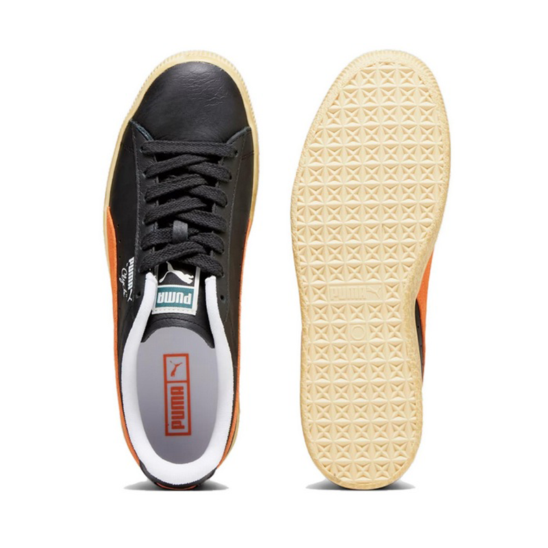 Leftfoot - PUMA - Clyde Vintage - Black Rickie Orange Leftfoot - PUMA - Clyde Vintage - Black Rickie Orange