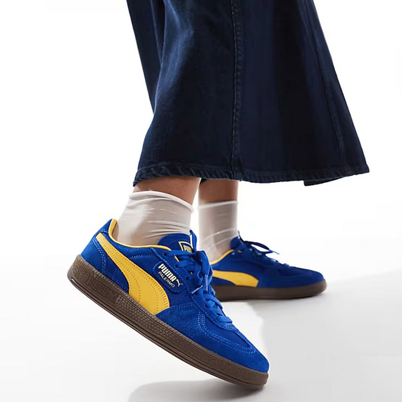 Leftfoot - PUMA - Palermo Vintage Update - Vivid Blue/Sunny Leftfoot - PUMA - Palermo Vintage Update - Vivid Blue/Sunny