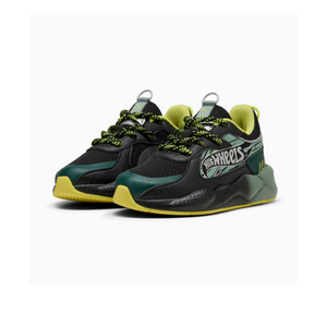 PUMA - RS-X X Hot Wheels - Black Green Moon - Kids [401400 01]