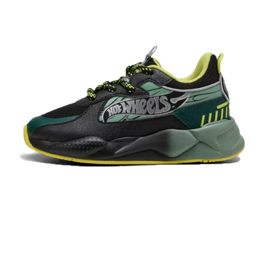 PUMA - RS-X X Hot Wheels - Black Green Moon - Kids [401400 01]