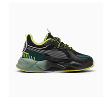 Load image into Gallery viewer, PUMA - RS-X X Hot Wheels - Black Green Moon - Kids [401400 01]