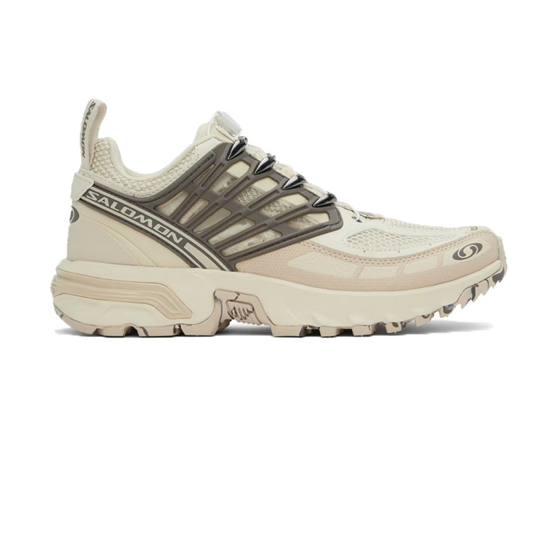 靴 SALOMON ACS PRO DESERT 27.5 Leftfoot - SALOMON - ACS Pro Desert - Almond Milk/Cement Falcon